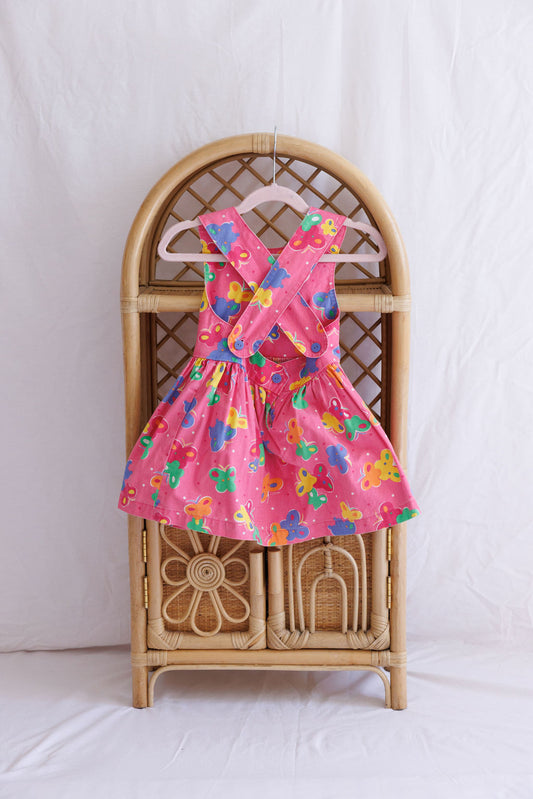 Oshkosh Pink Butterfly Dress 2T